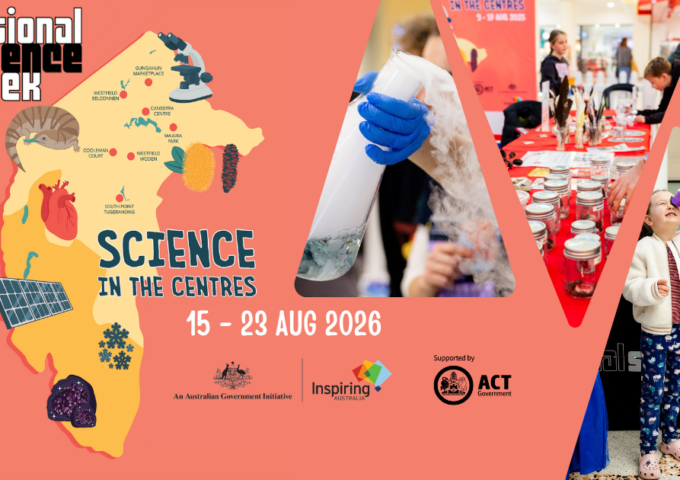 Science in the Centres is back in Canberra for 2026