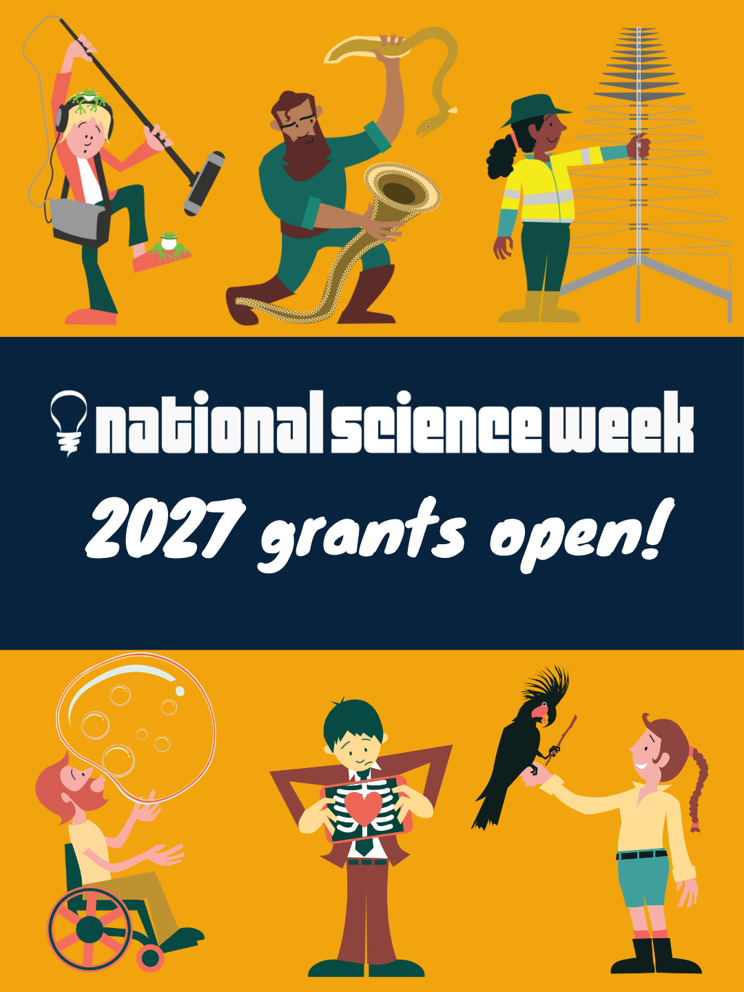 National Science Week 2027 grants now open